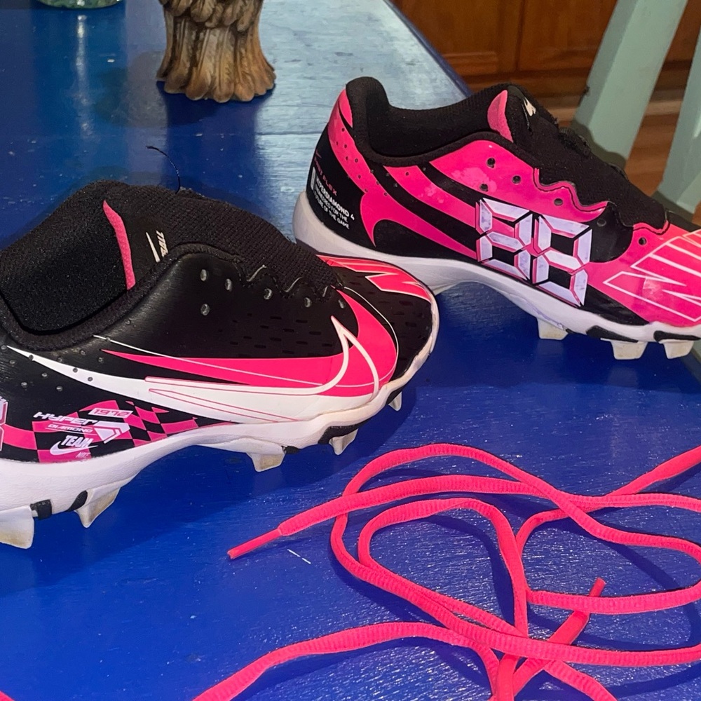 Girls softball cleats Size 2
